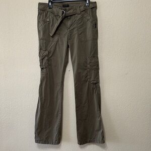 Silver Jeans Women's Khaki Flare Cargo Pants
